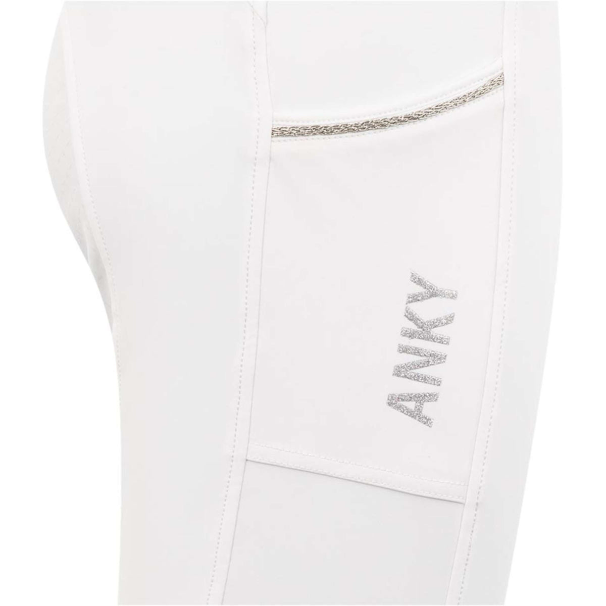 ANKY Legging de Equitación Tournament Full Grip Damas Blanco