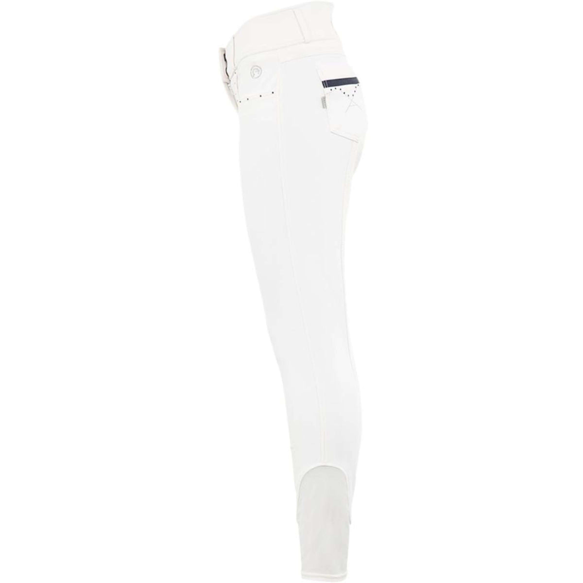 ANKY Pantalón de Equitación Stone Taped Full Grip Damas Blanco