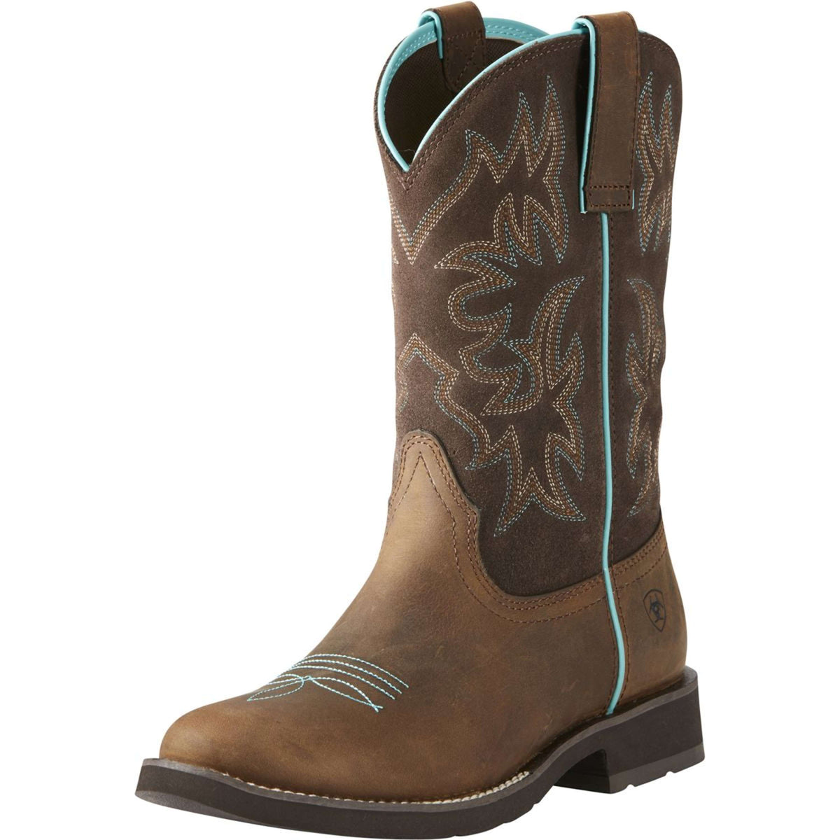 Ariat Botas Western Delilah Round Toe Distressed Brown