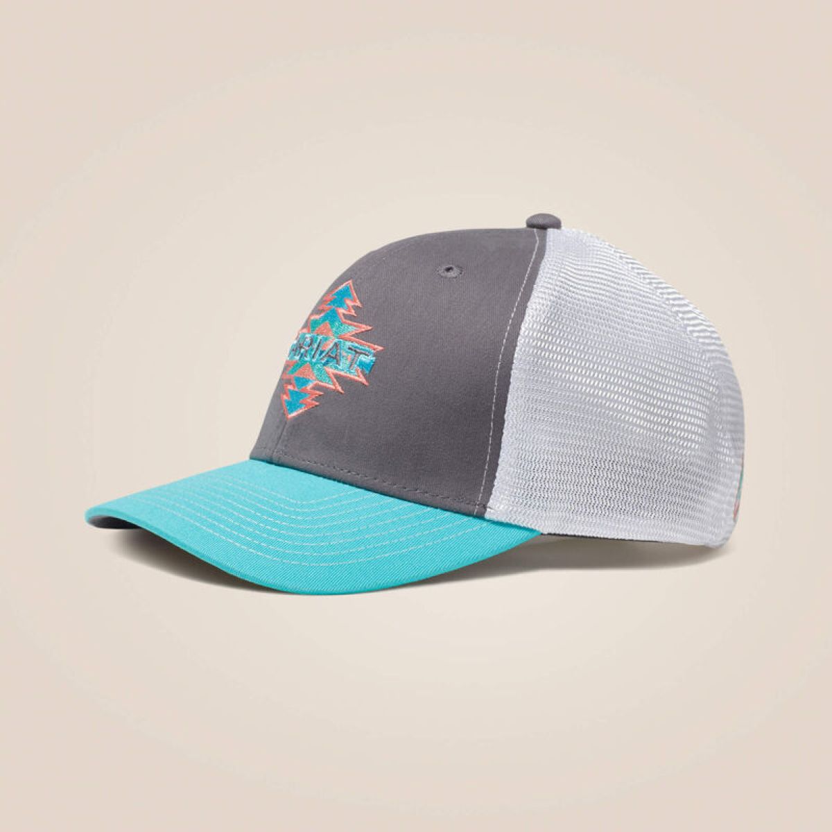 Ariat Gorra Aztec Logo Gris