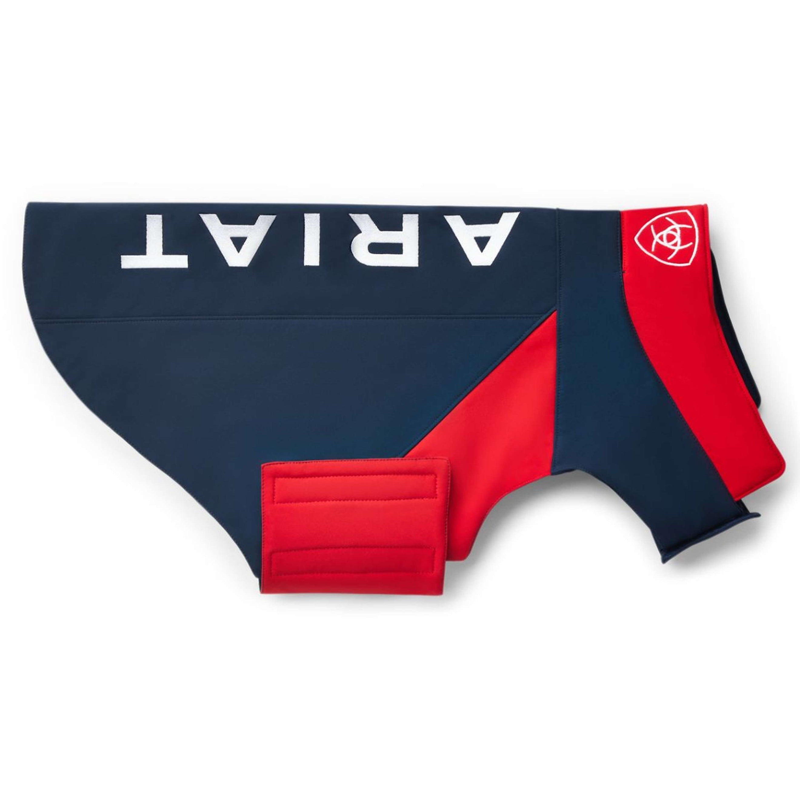 Ariat Abrigo para Perro Team Softshell Azul rojo Ariat Abrigo para Perro Team Softshell Azul rojo