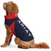 Ariat Abrigo para Perro Team Softshell Azul rojo