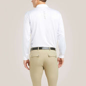 Ariat Camiseta de Competición Tek Long Sleeve Hombres Blanco