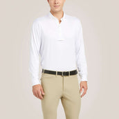 Ariat Camiseta de Competición Tek Long Sleeve Hombres Blanco