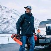 Ariat Chaqueta Rebar Storm Fighter 2.0 Waterproof Hombres Negro