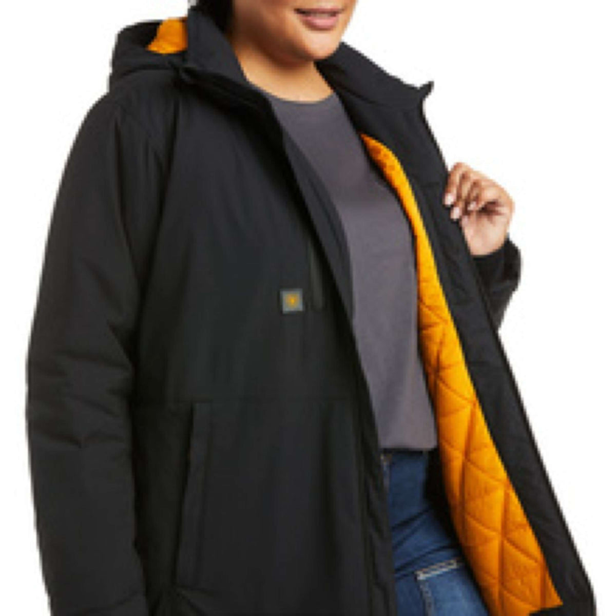 Ariat Chaqueta Rebar Storm Fighter 2.0 Waterproof Mujer Negro