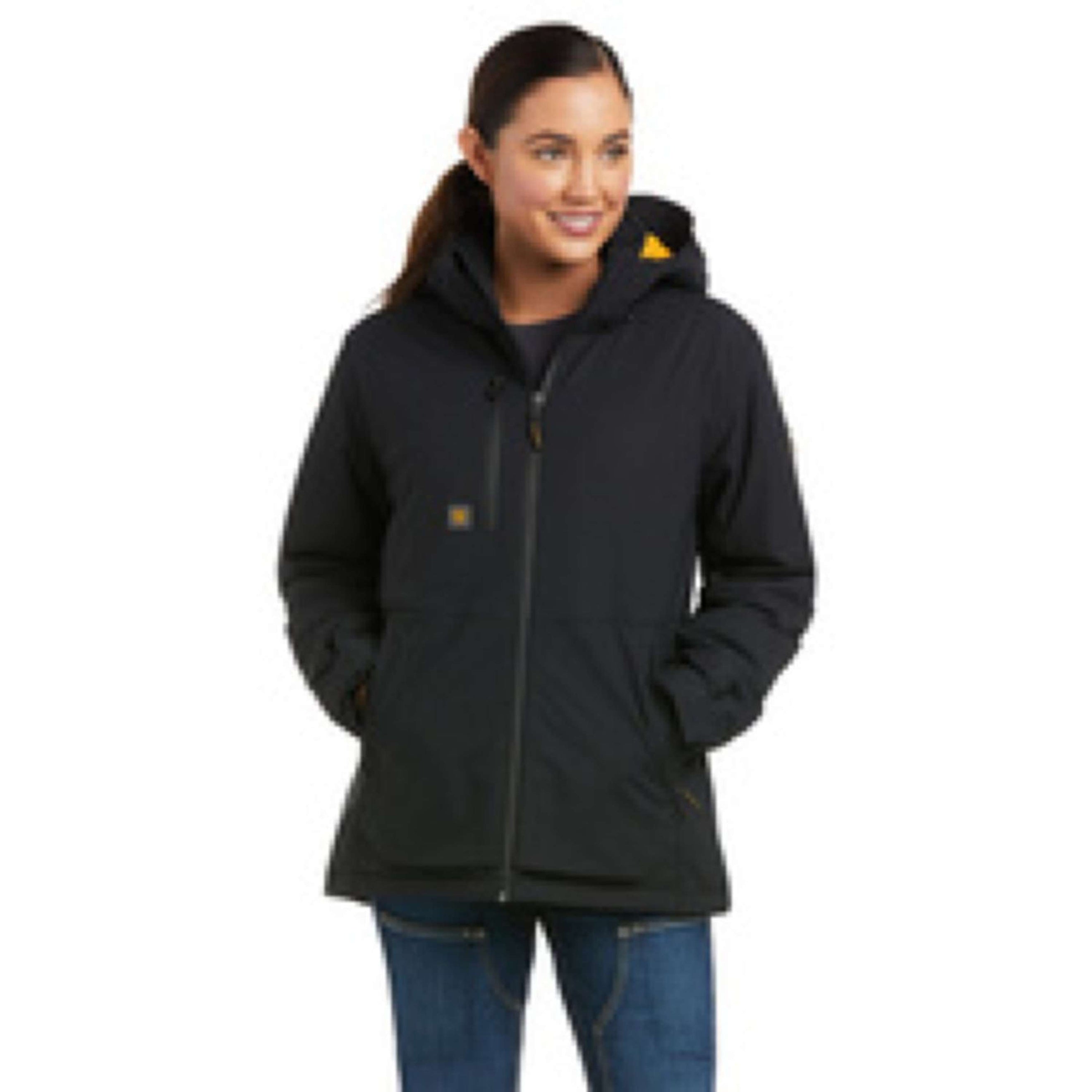 Ariat Chaqueta Rebar Storm Fighter 2.0 Waterproof Mujer Negro