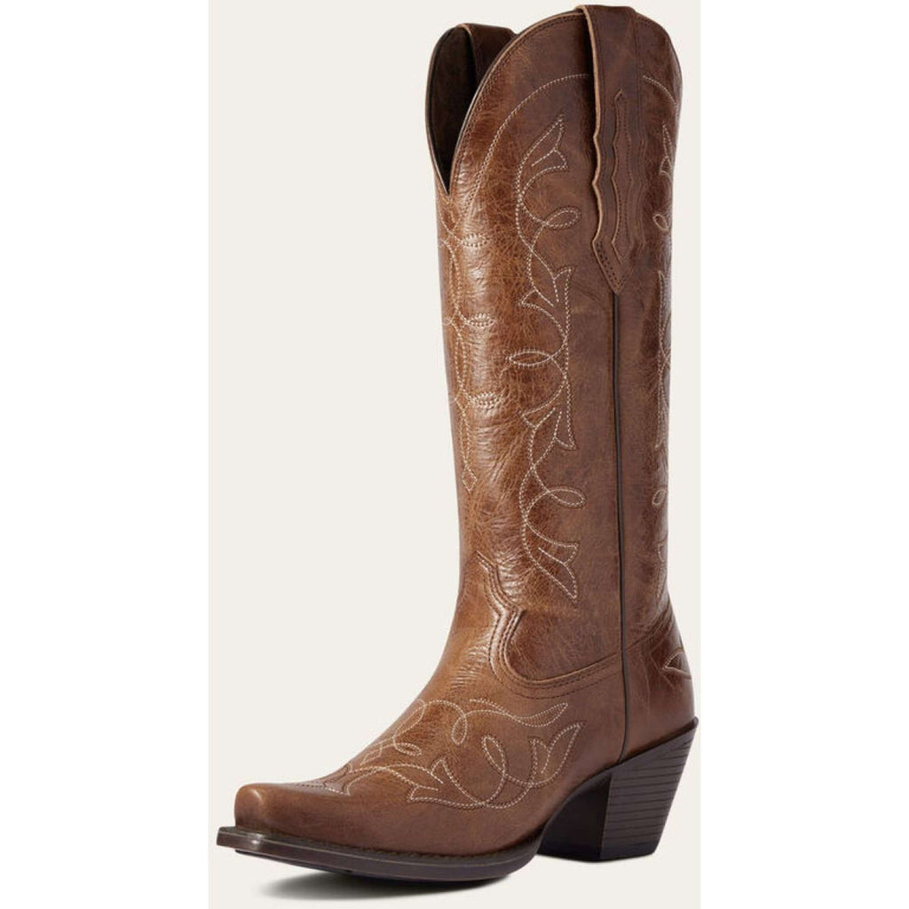 Ariat Botas Western Heritage D Toe StretchFit Mujer Dark Tan