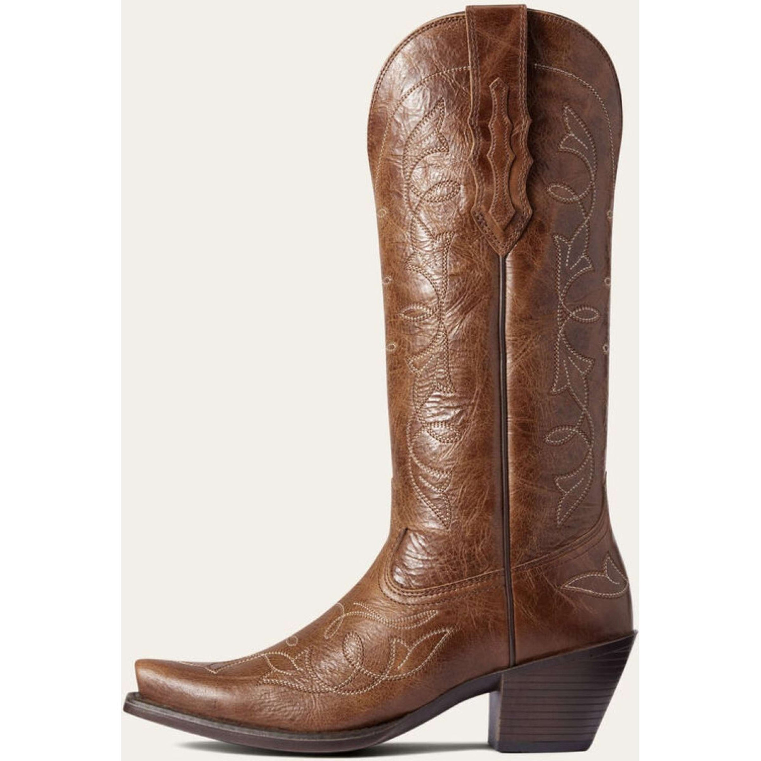 Ariat Botas Western Heritage D Toe StretchFit Mujer Dark Tan