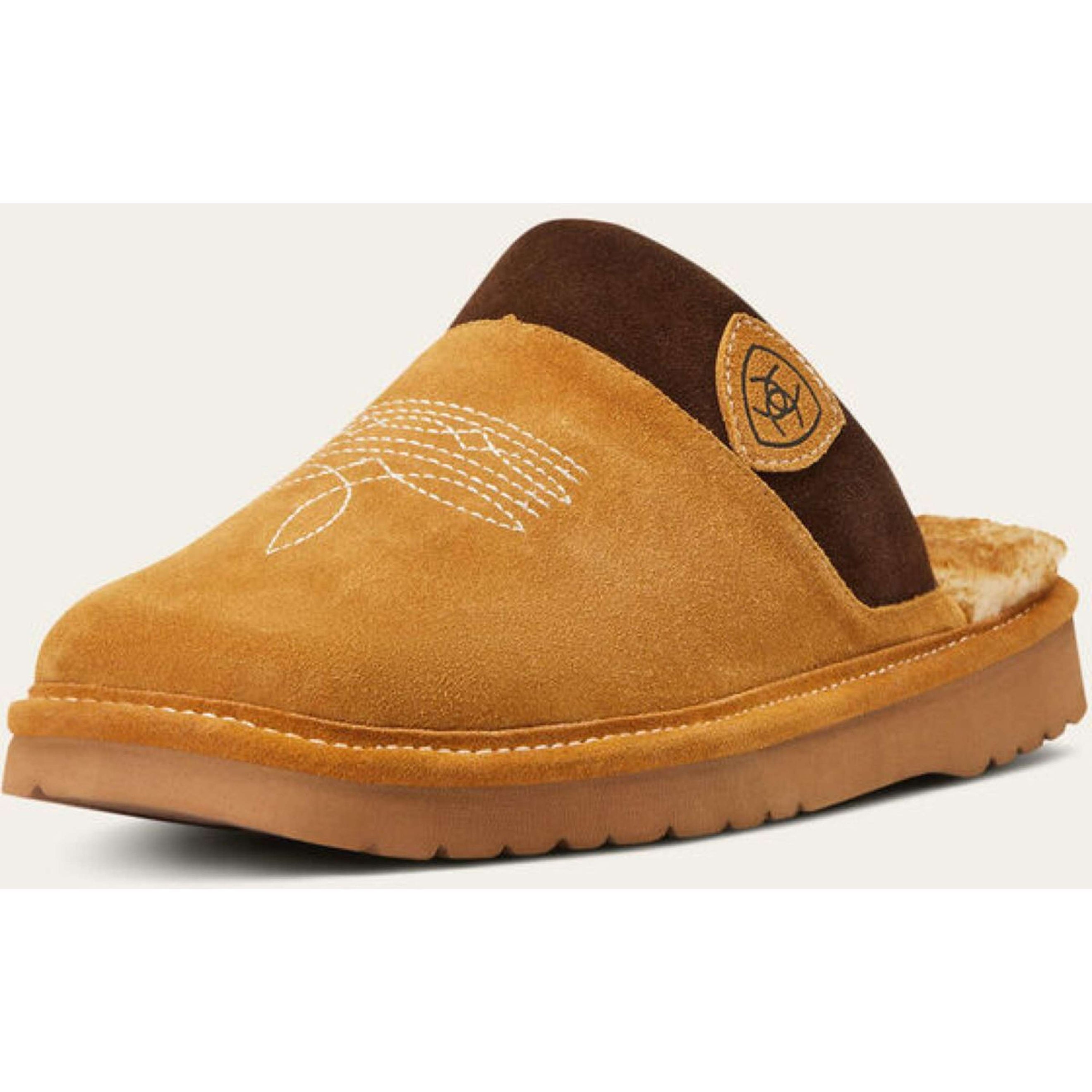 Ariat Pantoffel Silversmith Hombres Castaña