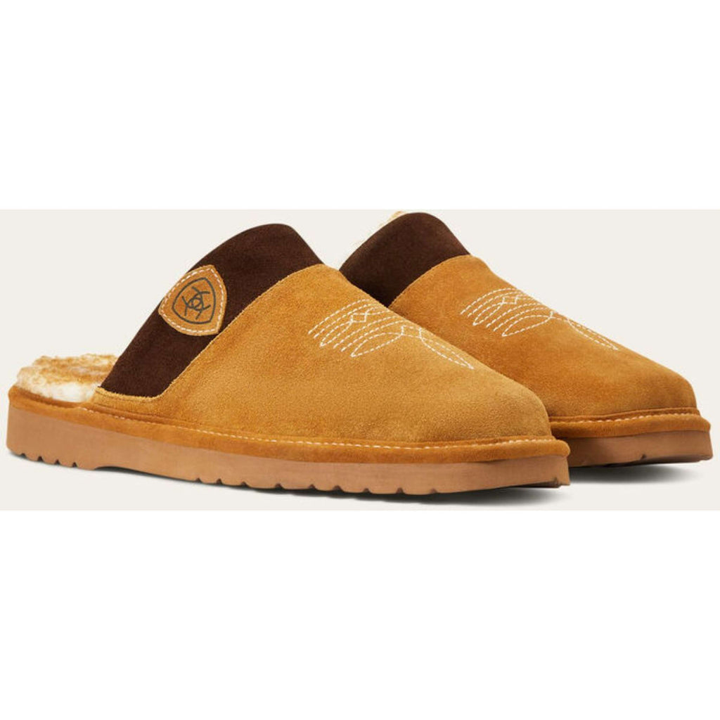 Ariat Pantuflas Silversmith Hombres Castaña
