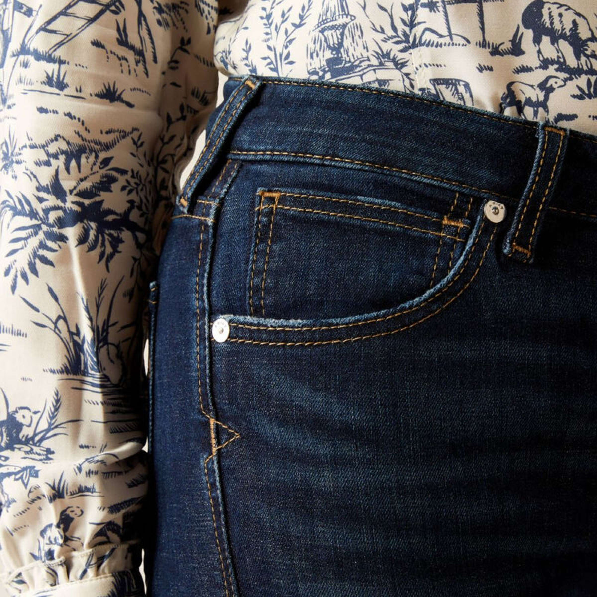 Ariat Jeans High Rise Bridle Skinny Mujer Puerto Rico