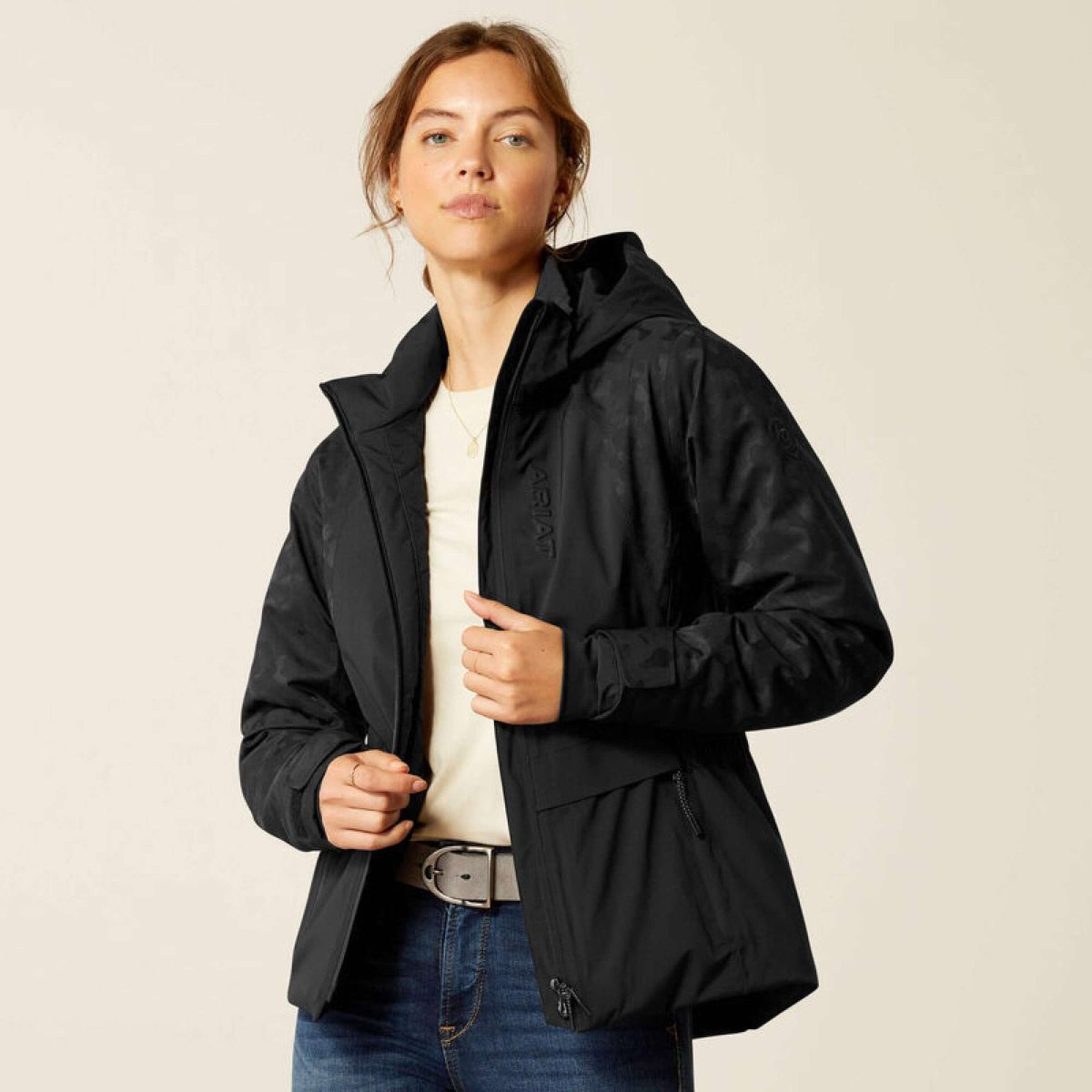 Ariat Chaqueta Valor 2.0 Waterproof Mujer Negro/Camo Ariat Chaqueta Valor 2.0 Waterproof Mujer Negro/Camo