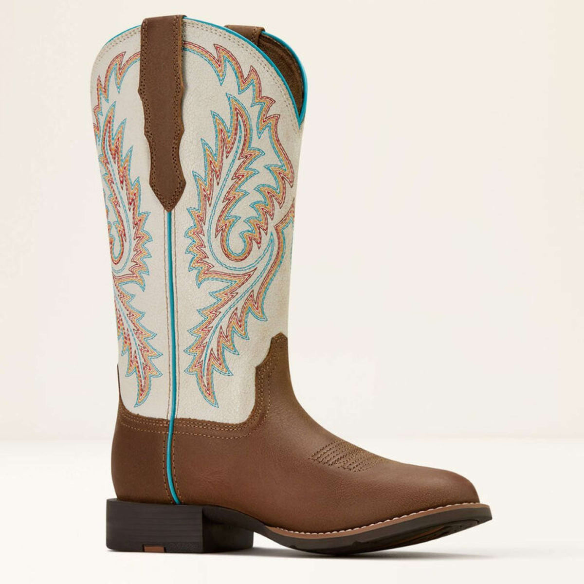 Ariat Botas Western Round Up W Toe Mujer Sandstorm/Distressed Ivory