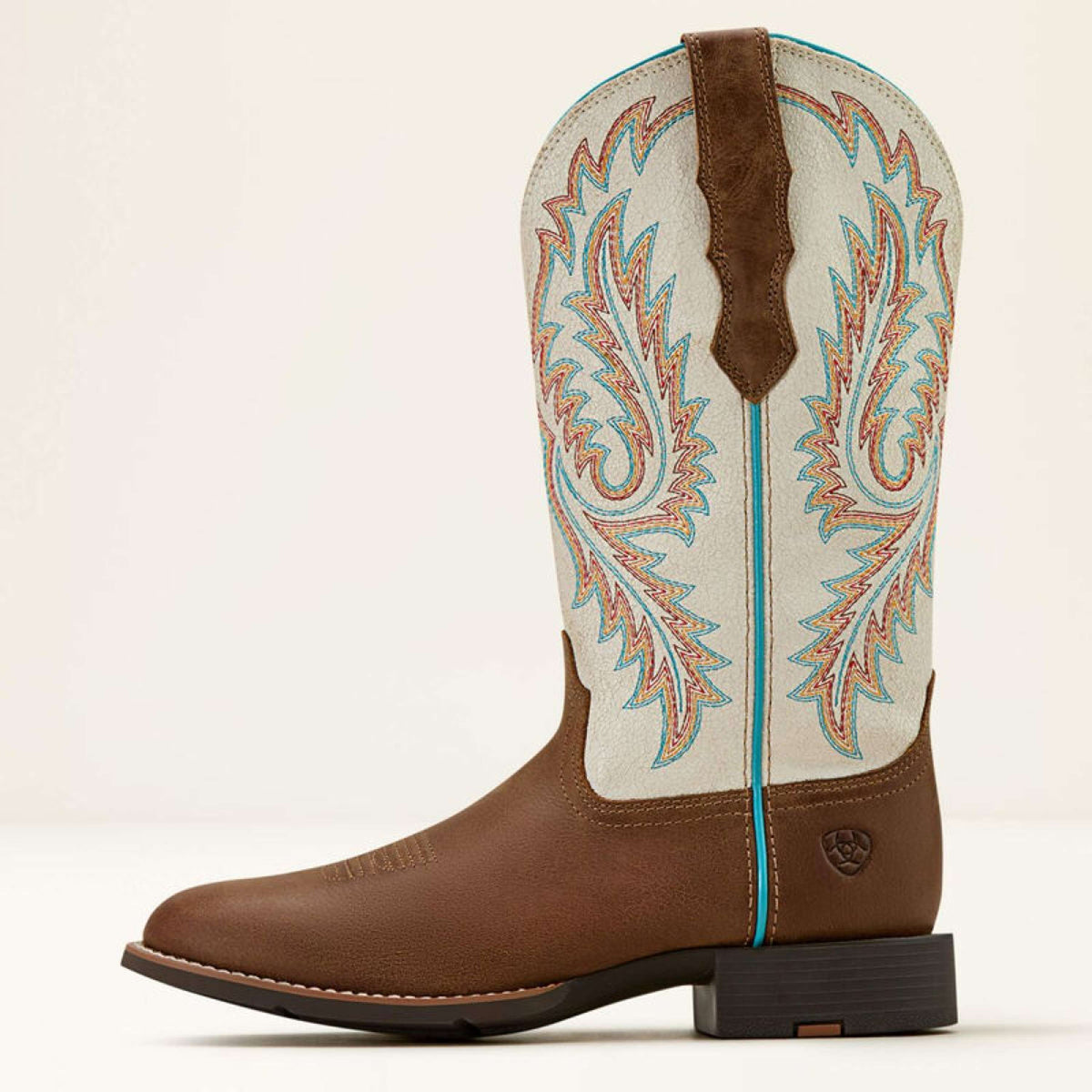 Ariat Botas Western Round Up W Toe Mujer Sandstorm/Distressed Ivory