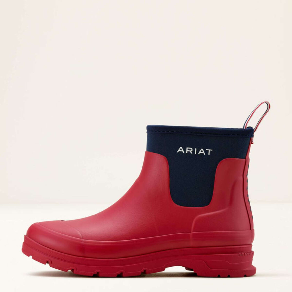 Ariat Botas de Establo Kelmarsh Shortie Mujer Rojo Team/Azul Marino