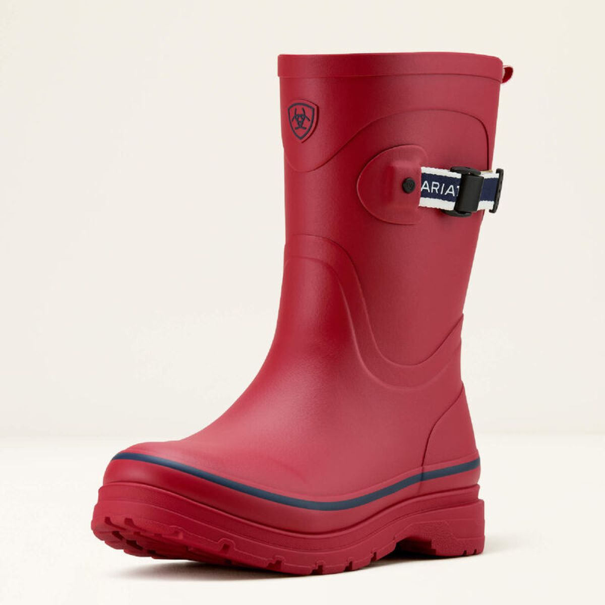Ariat Botas de lluvia Kelmarsh Mid Mujer Rojo Team/Azul Marino
