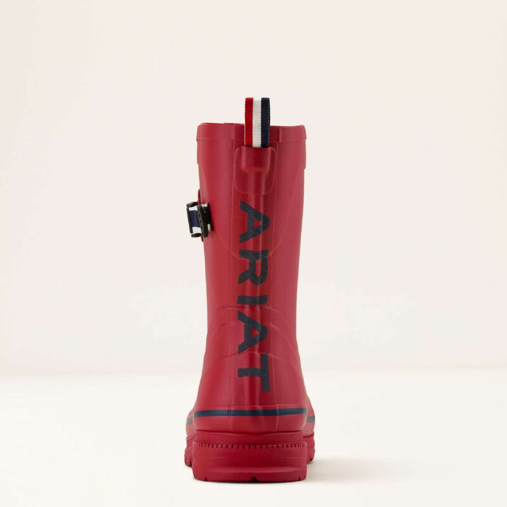 Ariat Botas de lluvia Kelmarsh Mid Mujer Rojo Team/Azul Marino