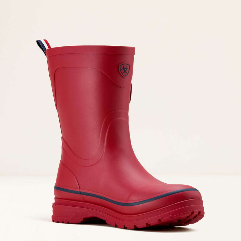 Ariat Botas de lluvia Kelmarsh Mid Mujer Rojo Team/Azul Marino