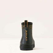 Ariat Botas de lluvia Kelmarsh Shortie Mujer Black/Ocelot Print