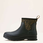 Ariat Botas de lluvia Kelmarsh Shortie Mujer Black/Ocelot Print