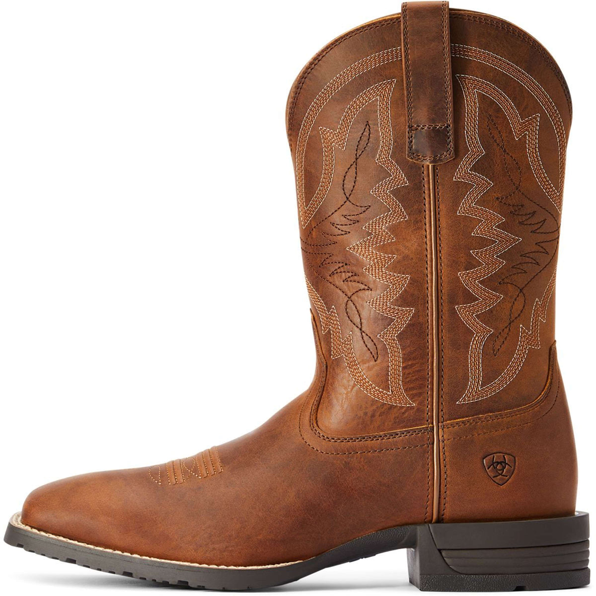 Ariat Botas Western Hybrid Ranchwork Hombres Thatch Brown