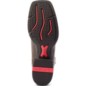 Ariat Botas Western Round Up Back Zip Mujer Worn Mocha/Rasberry