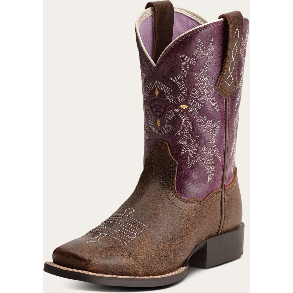 Ariat Botas Western YTH Tombstone VNTG Marron