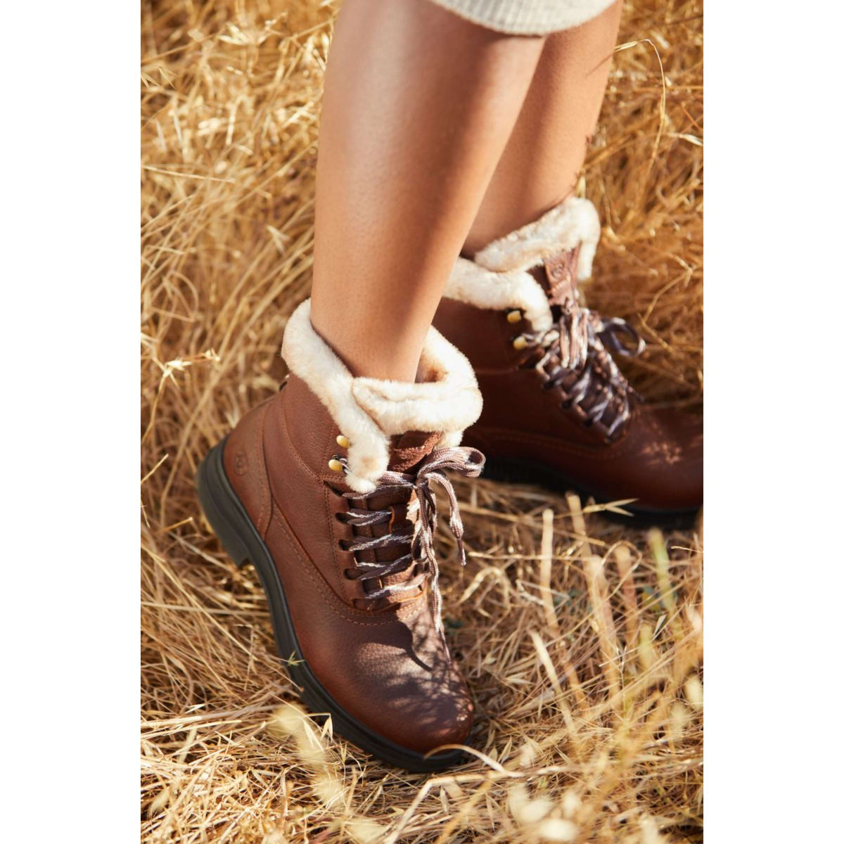 Ariat Zapatos para Exterior Harper Sherpa H2O Marron oscuro