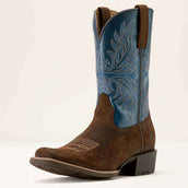 Ariat Botas Western MNS Sport Narrow Cutter Toe Aged Smokehouse Roughout/Midni