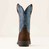 Ariat Botas Western MNS Sport Narrow Cutter Toe Aged Smokehouse Roughout/Midni