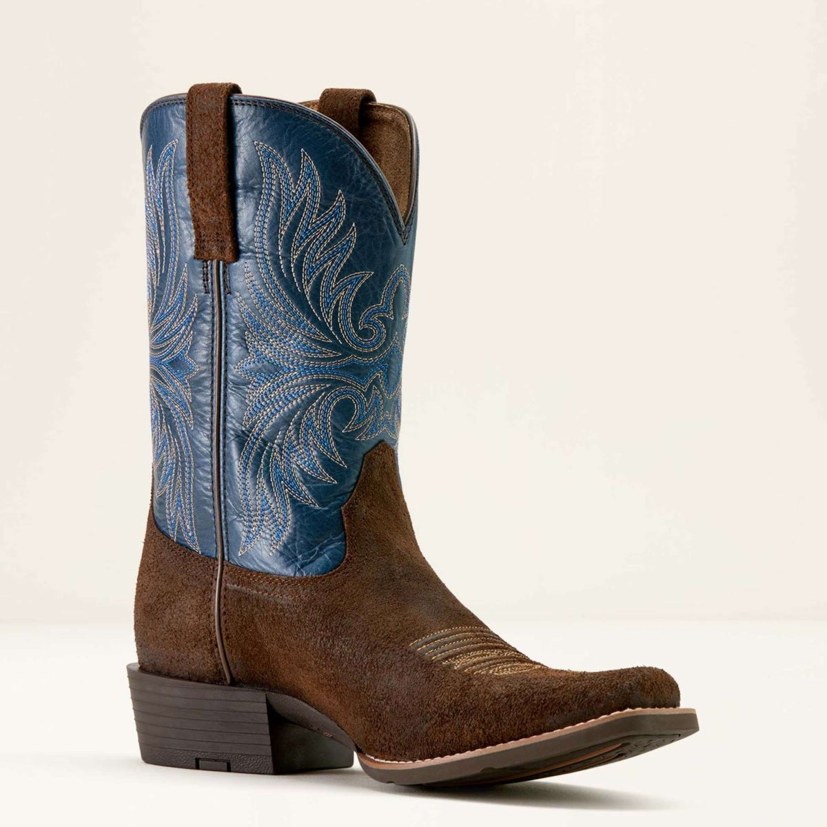 Ariat Botas Western MNS Sport Narrow Cutter Toe Aged Smokehouse Roughout/Midni
