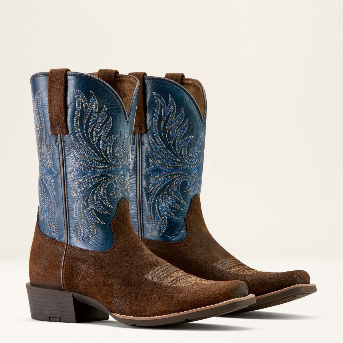 Ariat Botas Western MNS Sport Narrow Cutter Toe Aged Smokehouse Roughout/Midni