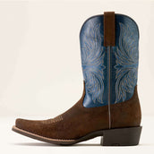 Ariat Botas Western MNS Sport Narrow Cutter Toe Aged Smokehouse Roughout/Midni
