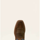 Ariat Botas Western MNS Sport Narrow Cutter Toe Aged Smokehouse Roughout/Midni