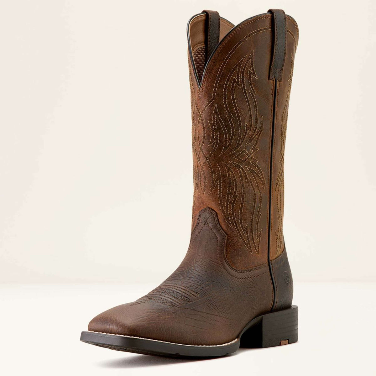 Ariat Botas Western MNS Sport Rustler Toffee Hippo Print/Rich Oak