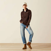 Ariat Shirt Team EQ 1/2 ZP Java