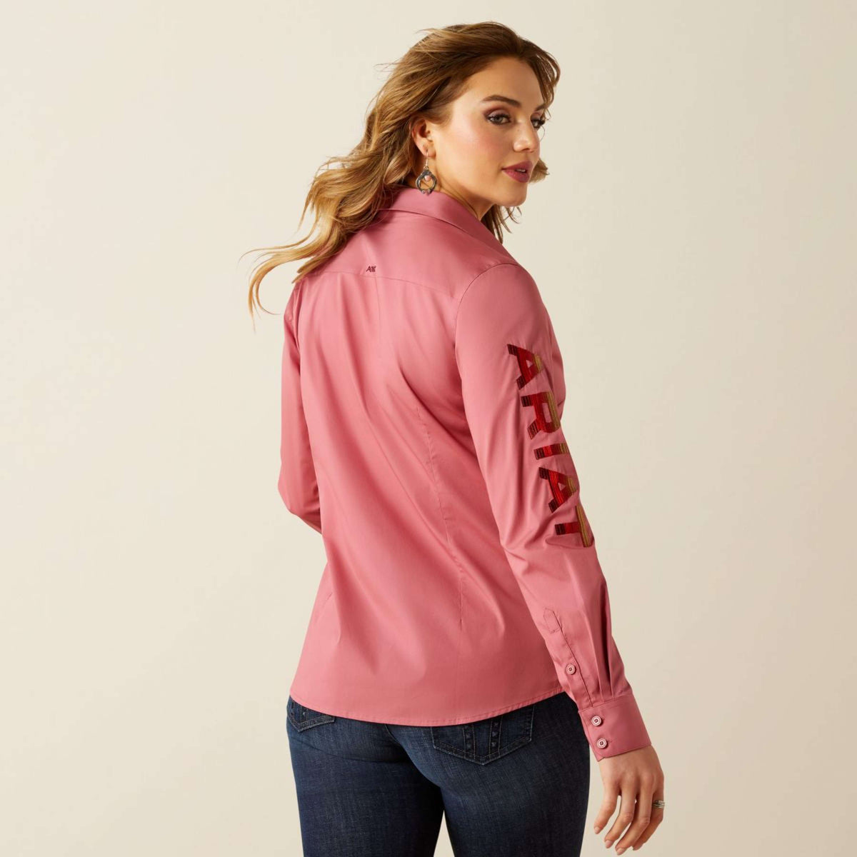 Ariat Blusa Team Kirby Madera malva