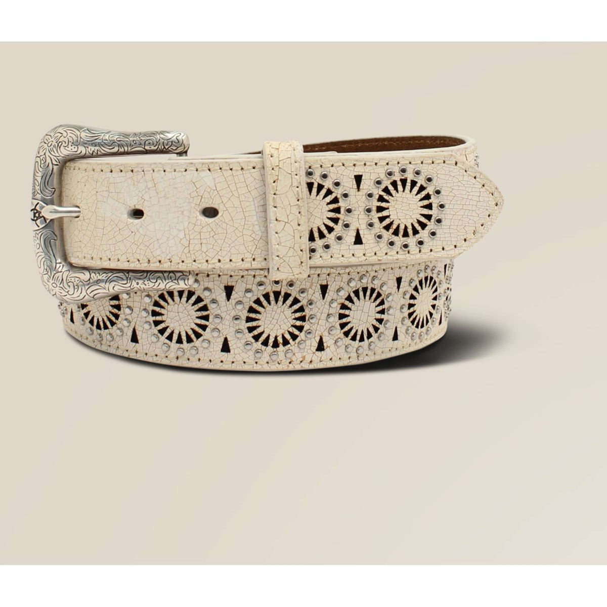 Ariat Cinturón M&F WMNS Circle Burst Blanco