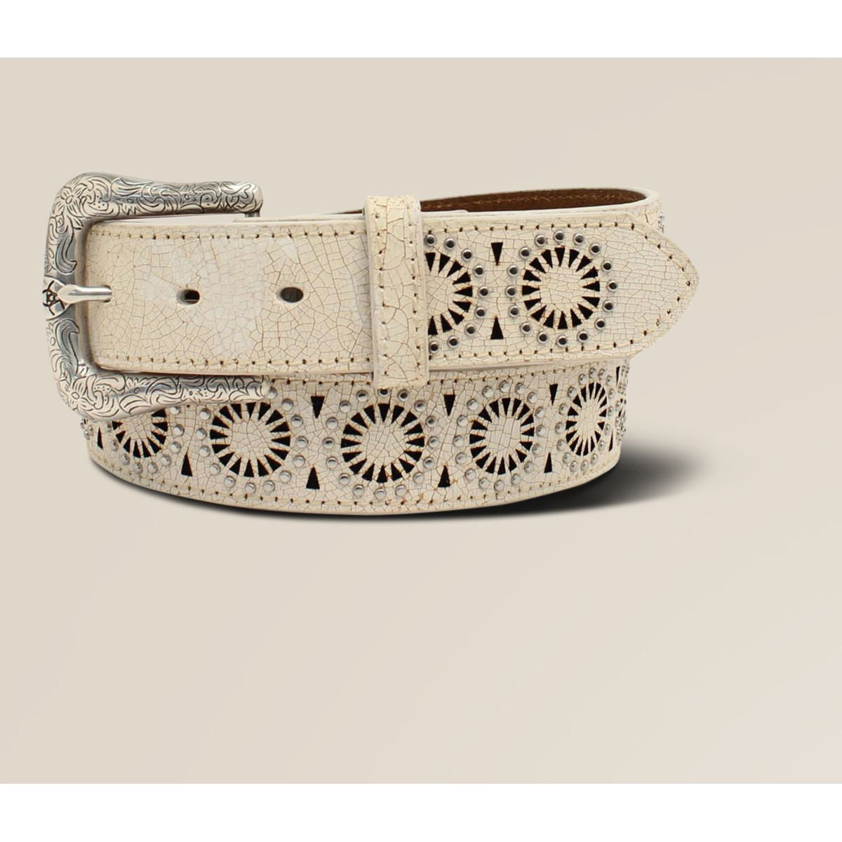 Ariat Cinturón M&F WMNS Circle Burst Blanco