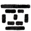 Premiere Protección para Cabestro de Piel Artificial Fur Set Negro