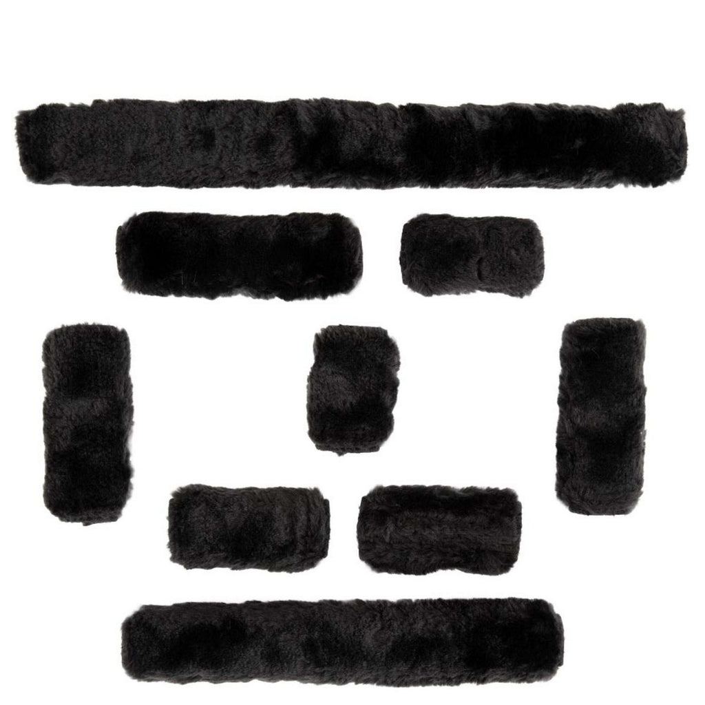 Premiere Protección para Cabestro de Piel Artificial Fur Set Negro