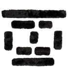 Premiere Protección para Cabestro de Piel Artificial Fur Set Negro