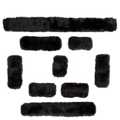 Premiere Protección para Cabestro de Piel Artificial Fur Set Negro