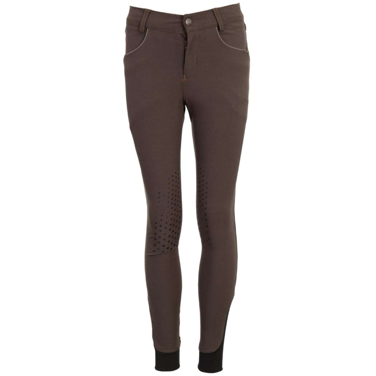 BR Pantalón de Equitación 4-EH Ned Rodilleras de Silicona para Niños Bosque Oscuro
