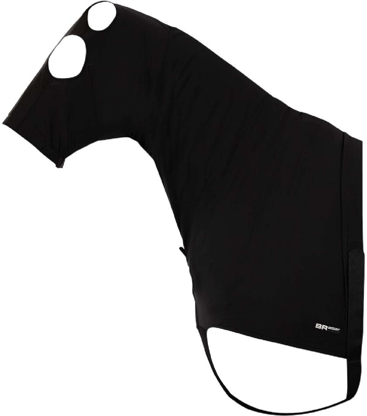 BR Protector de Cuello Soft Motion Lycrawear Correas para la cabeza Negro