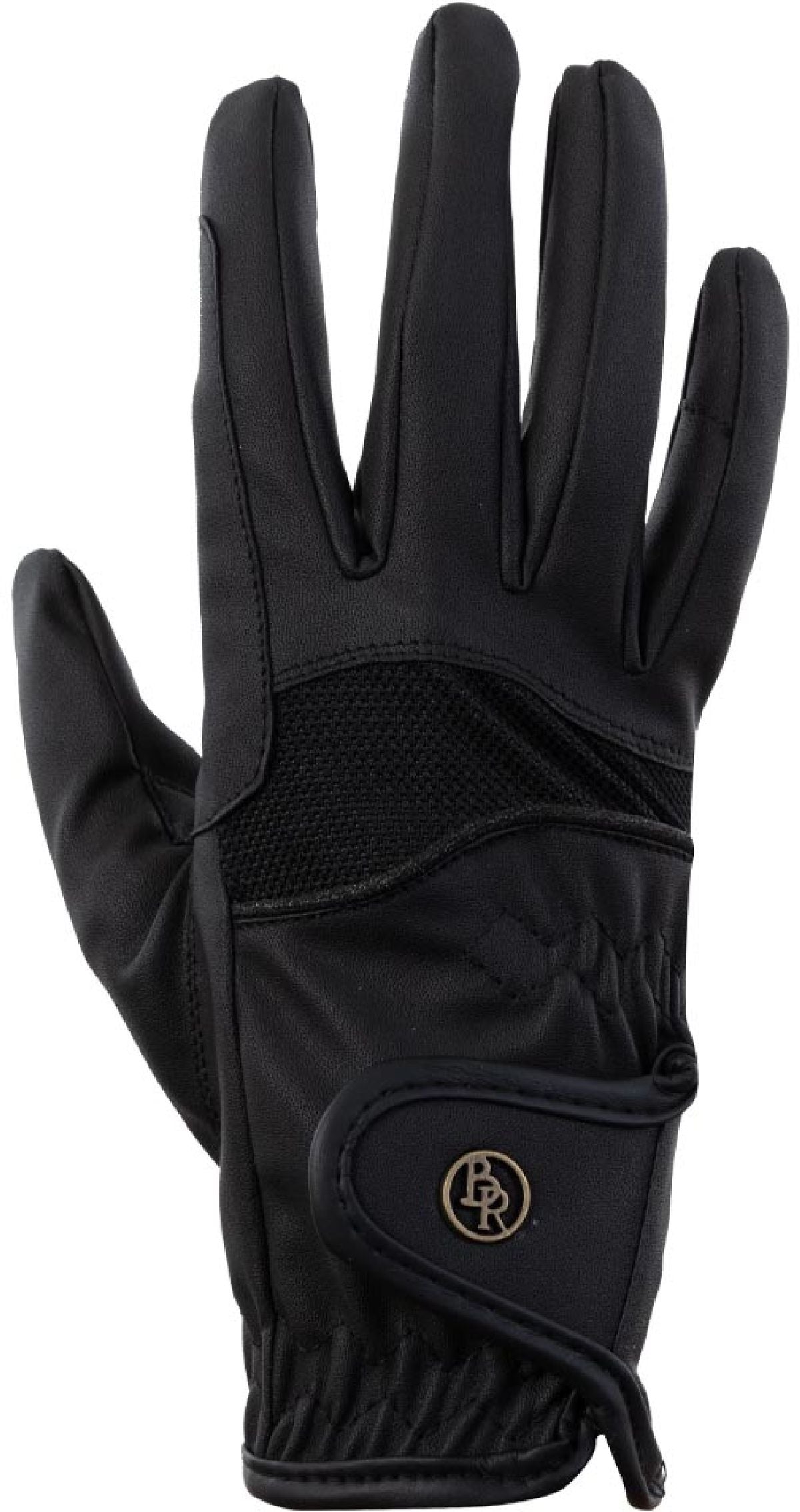 BR Guantes de Equitación Stork Negro