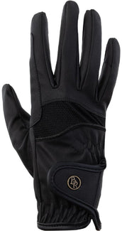 BR Guantes de Equitación Stork Negro