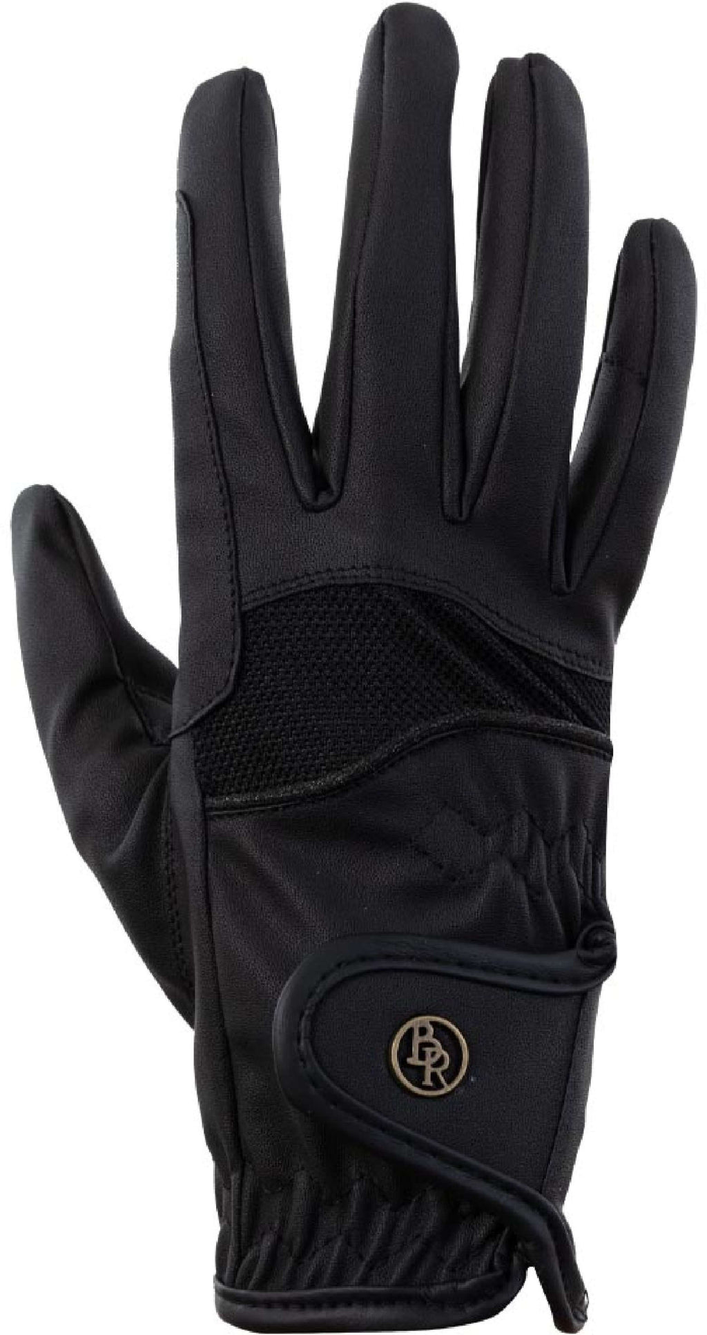 BR Guantes de Equitación Stork Negro
