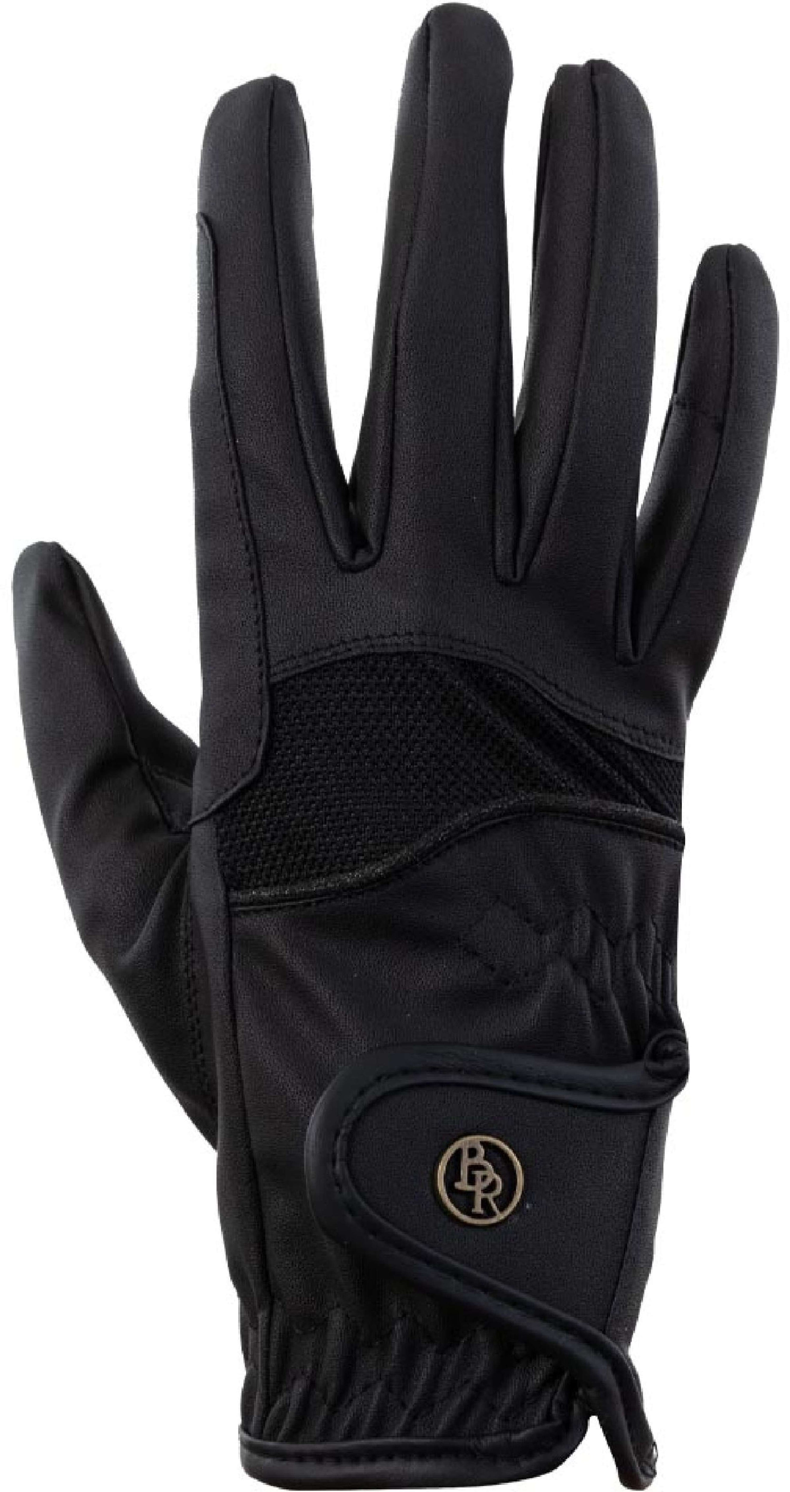 BR Guantes de Equitación Stork Negro